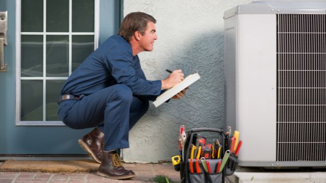 Ductwork Inspection is being done by professional